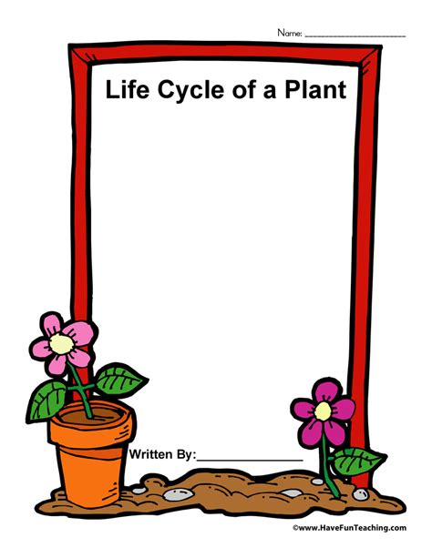 life cycle   plant book  fun teaching