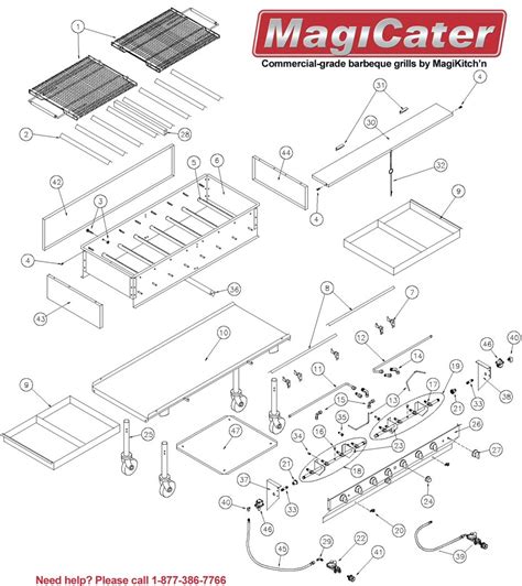 magicater outdoor grill parts