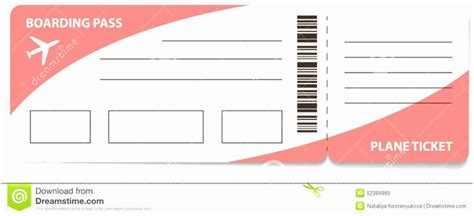 Plane Ticket Template Pdf Beautiful 9 Airline Ticket Template Word
