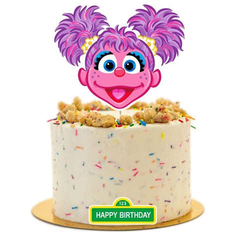 sesame street abby cadabby birthday cake topper