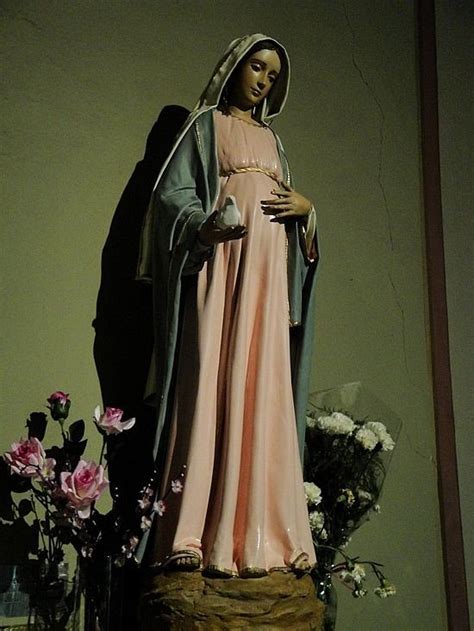 Pregnant Mary Statue Blessed Mother Statue Divine Mother Mother Mary