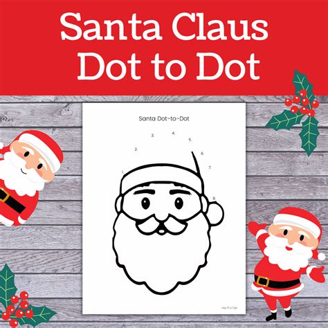 christmas dot  dot printables instant downloads