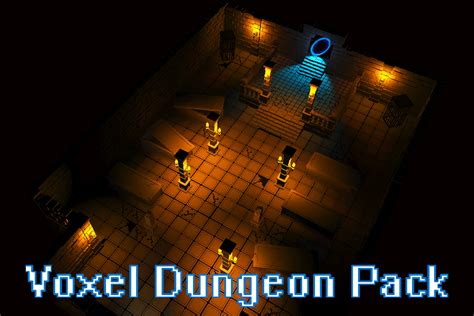 voxel dungeon pack  unity asset store