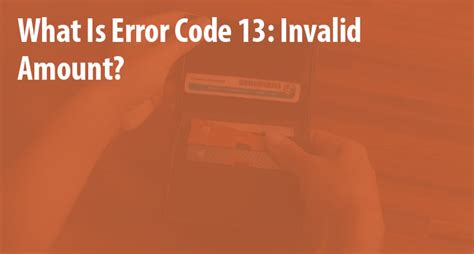 fix error code    terminal invalid amount