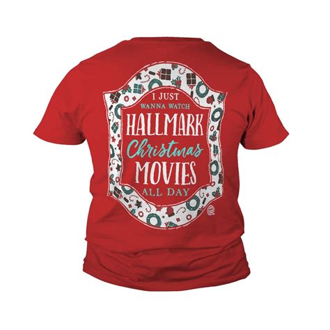 wanna  hallmark christmas movies  day shirt cottontshirts