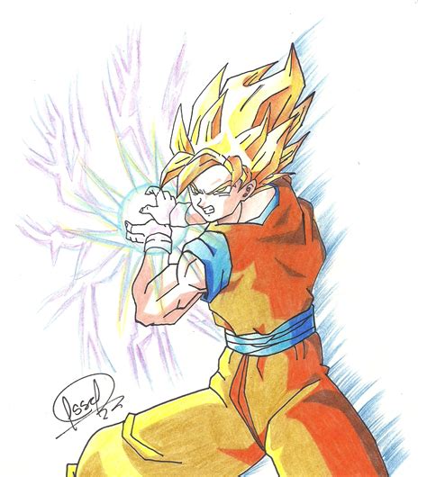 Goku Y Un Kame Hame Ha By J S S C On Deviantart