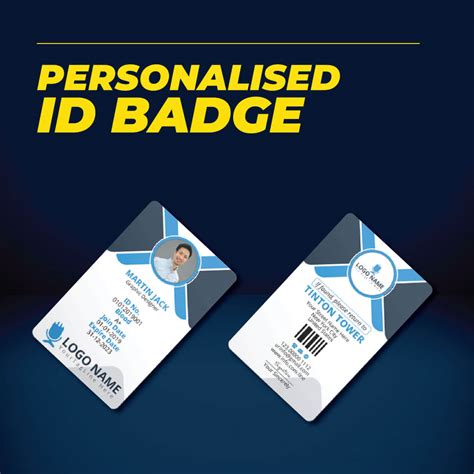 personalised id badge id card plastic card digital printing