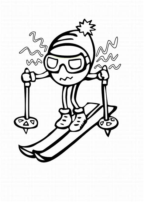 winter coloring pages fun winter images  color