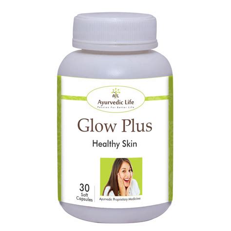 skin glowing supplement glow   capsule pack   ayurvediclife