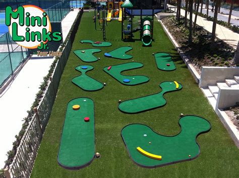mini putt golf design greenland turf