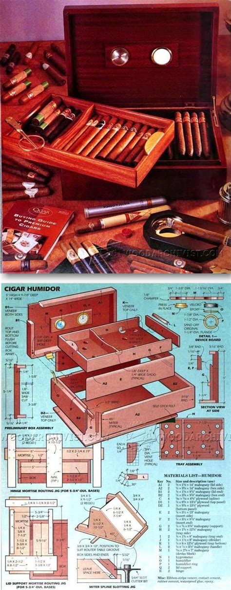 mahogany cigar humidor plans woodworking plans