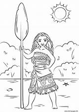 Moana Coloring Disney Pages Princess Printable Color Book sketch template