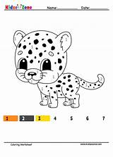Leopard Kidzezone sketch template