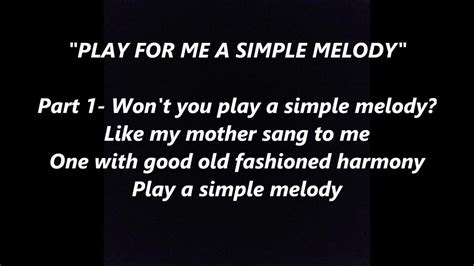 play  simple melody song lyrics family friendly movies