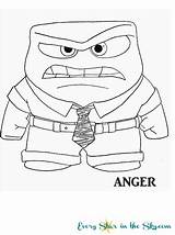 Anger sketch template
