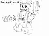 Lego Wolverine Draw Drawingforall Movie sketch template