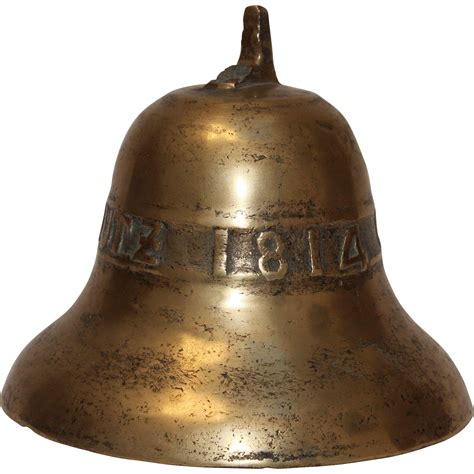 original antique german bronze bell  century nider