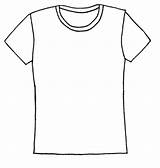 Shirt Shirts Clip Blank Clipart Templates Template Clipartix sketch template