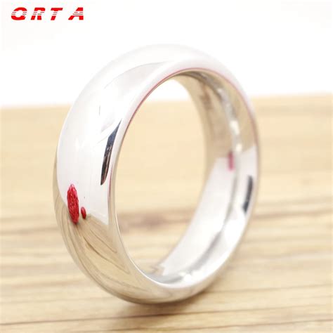 Qrta Stainless Steel Cock Ring Round 40 45 50mm Time Delay Cock Rings