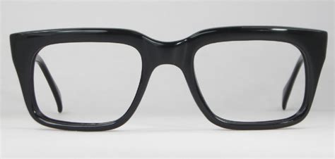 optometrist attic sm nowman men s black plastic vintage eyeglasses