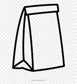 Bag Paper Coloring Drawing Line Clipart Pinclipart sketch template