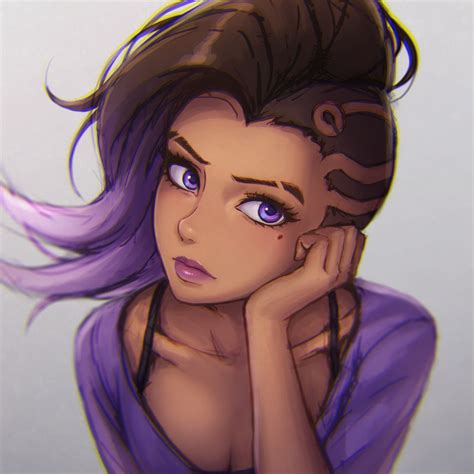 overwatch sombra is a badass ecchi anime girls pictures and images