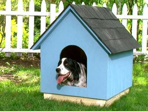 build  simple gabled roof doghouse  tos diy