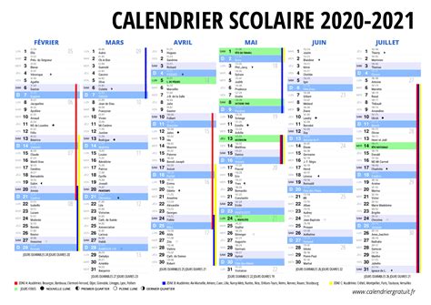 calendrier scolaire    belgique