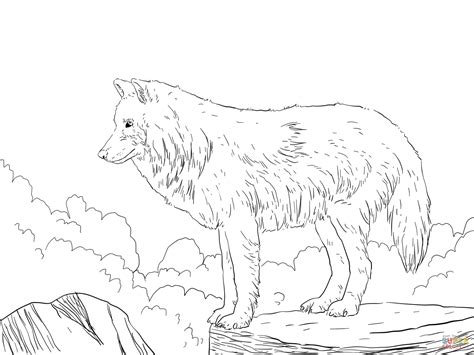 wolf howling coloring pages  getdrawings