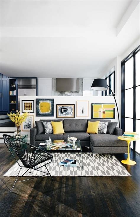 trending grey  yellow home decor ideas digsdigs
