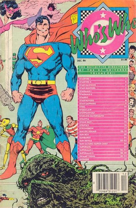 Who S Who The Definitive Directory Of The Dc Universe Vol