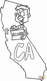 California Coloring Map Pages Printable Usa State Symbols Library Clipart Popular Supercoloring Comments Categories sketch template