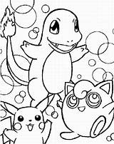 Coloring Pokemon Pages Printable Popular sketch template