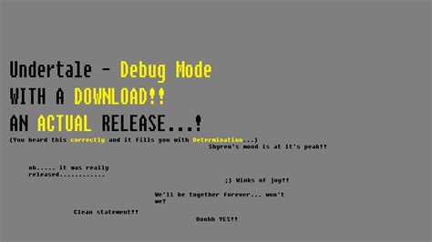 debug mode latest file moddb