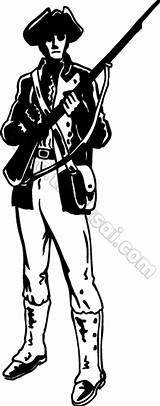 Minuteman Clipart Revolutionary War Illustration Patriot Clip Clipground Colonial Outline Soldier Vector Historic Fantasy Fotosearch Dreamstime Print Illustrations Available sketch template