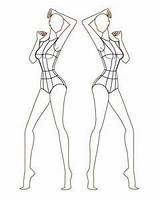 Fashion Croquis Templates Template Figure Desenho Female Sketch Illustration Moda Sketches Corpo Modelo Drawing Croqui Manequim Curvy Visit Desenhar Feminino sketch template