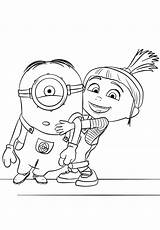 Minion Agnes Stampae sketch template