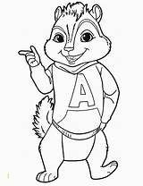 Coloring Pages Chipettes Print Alvin Collection sketch template
