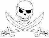 Pirate Skull Stencils Printable Stencil Skulls Drawing Printables Templates Sword Ship Pirates Airbrushing Choose Board Party Tattoo sketch template