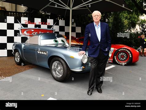 sir michael caine arriving   cars  uk film premiere party
