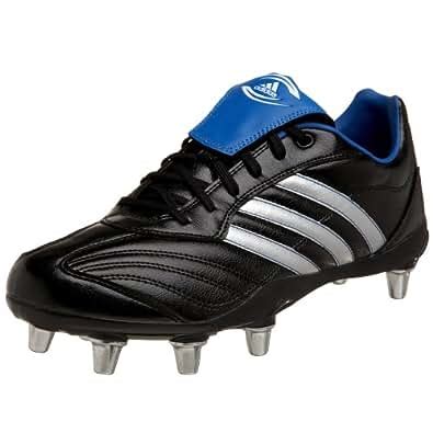 amazoncom adidas mens regulate iv sg rugby cleat blacksilverblue   rugby