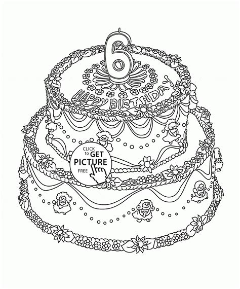 birthday printable coloring pages  year olds