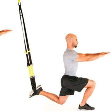 trx lunge exercise how to workout trainer by skimble