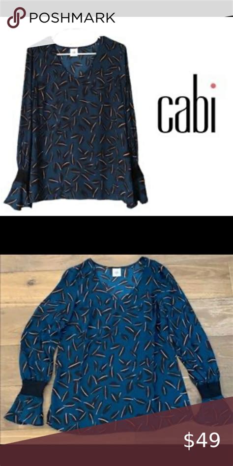 Cabi Shadow Leaf Blouse From Fall 2019 Blouse Clothes Design Fashion