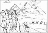 Colouring Coloring Pyramids Egypt Pages Sphinx Ancient Children Printable Color Activity Book Village Drawings Great Print Pdf sketch template