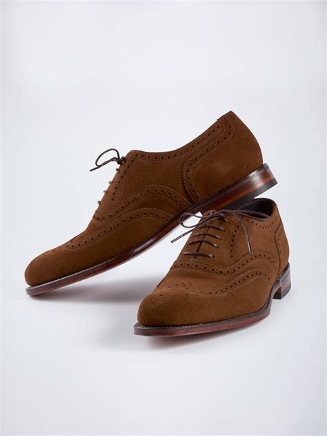 loake inverness suede brogue loake shoes footwear peter christian