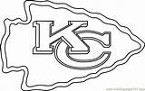 Chiefs Coloring Logo Kansas City Pages Kc Printable Nfl Football Color Rams Getcolorings Getdrawings Coloringpages101 sketch template