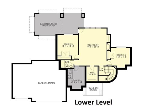 story contemporary house plan plan