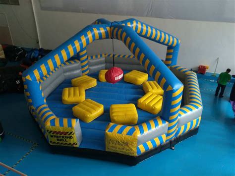 wrecking ball action  amusement hire melbourne jumping