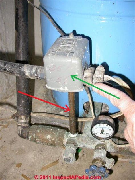 pump pressure control switch   find adjust  water pump pressure control